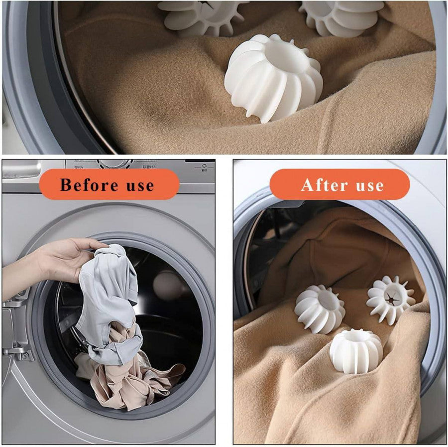 ๐ Silicone Laundry Balls โ Eco-Friendly Stain Remover & Clothes Softener
