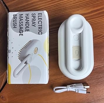 3-in-1 Cat Steam Brush – Shedding, Cleaning & Massage Grooming Comb with One-Touch Spray