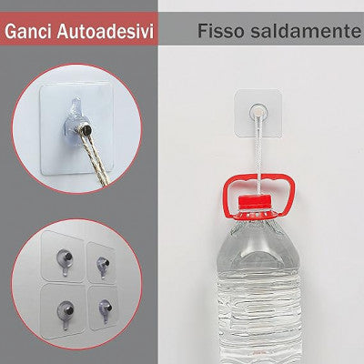 Invisible Frame Hook Stickers – Nail-Free, Strong & Damage-Free Wall Hanging