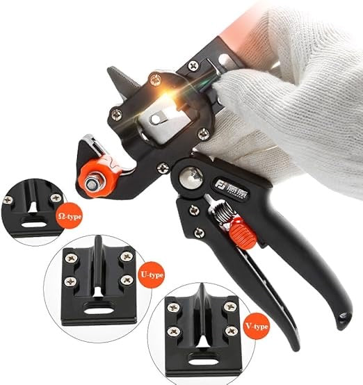 2-in-1 Garden Grafting & Pruning Tool | Precision Cutter with 3 Replaceable Blades | For Fruit Trees & Woody Plants