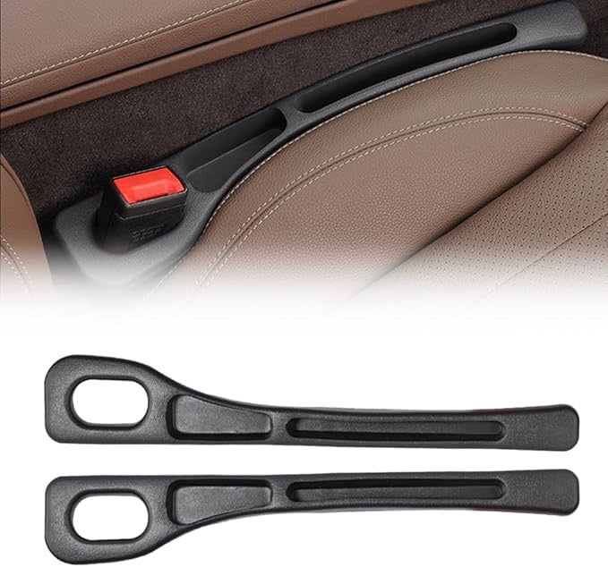 Storage Box for Car Seats, Upgraded Car Seat Gap Organiser Storage Box, Universal Car Seat Gap Filler Car Seat Organiser Car Seat Gap Filler for Car Seat Gap (2pcs Set)