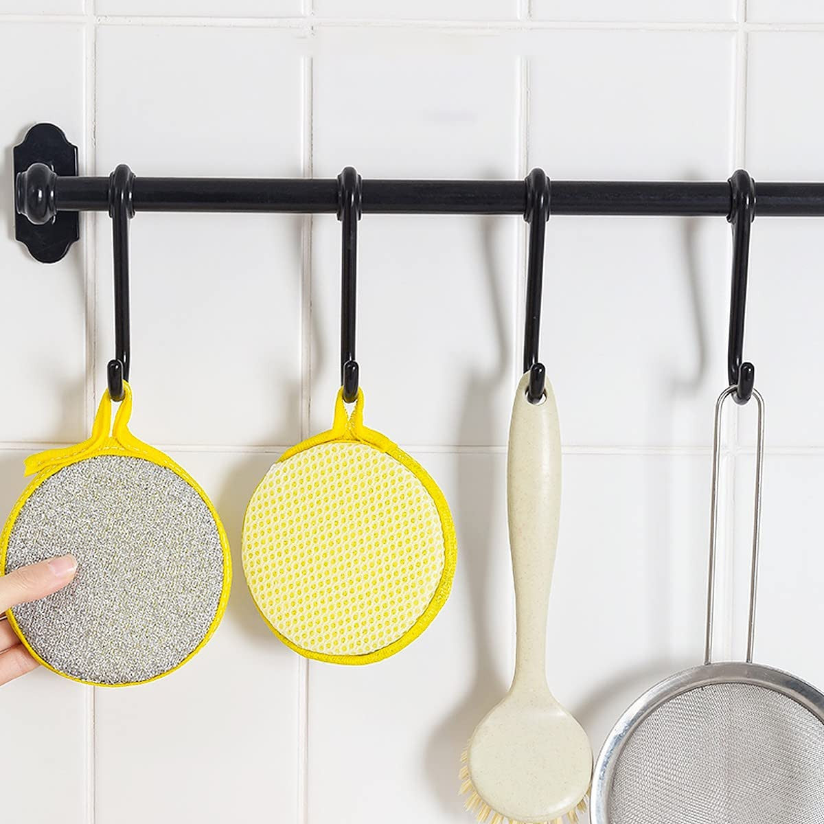 2-in-1 Dishwashing Scrub & Sponge – Non-Scratch, Multipurpose Cleaning Pad for Kitchen & Home