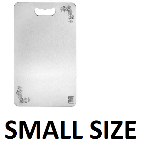 Stainless Steel Vegetable Cutting Chopping Chopper Board for Kitchen Heavy Duty Choping Board Vegetable, Fruit Cutter, Meats vegitable Chopper Boards - Small Size (20CM X 30CM)