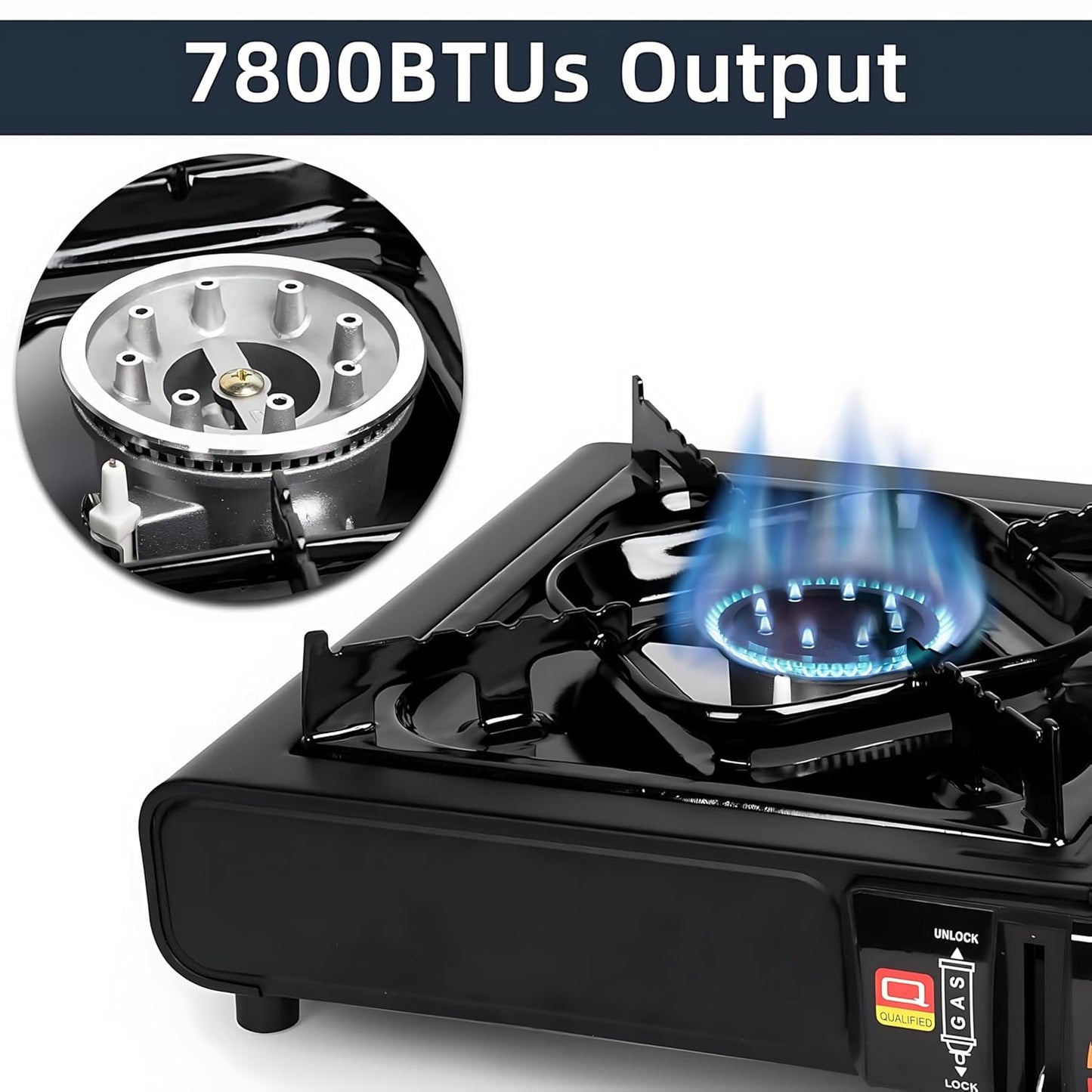 2-in-1 Camping Gas Stove – Portable Dual Fuel Butane & LPG Burner with Carry Case