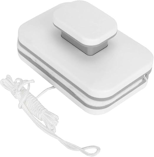 Magnetic Window Washer, Magnetic Window Cleaner Tool - Rectangle Double Sided Window Brush Glass I Wide Handle Cleaning Brush Device, Magnetic Glass Cleaner for Efficient Cleaning