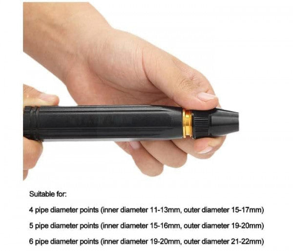 š¦ Black Heavy-Duty Water Spray Nozzle ā Adjustable Multi-Pattern Hose Attachment (½ā Connector)