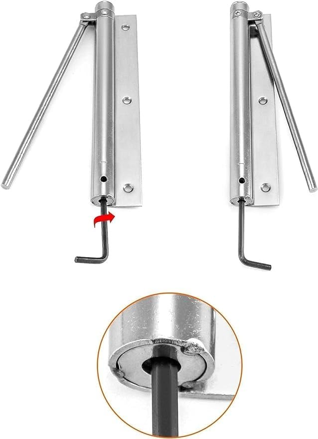 Automatic Adjustable Door Closer – Rust-Proof Stainless Steel Self-Closing Safety Spring for Residential & Commercial Doors