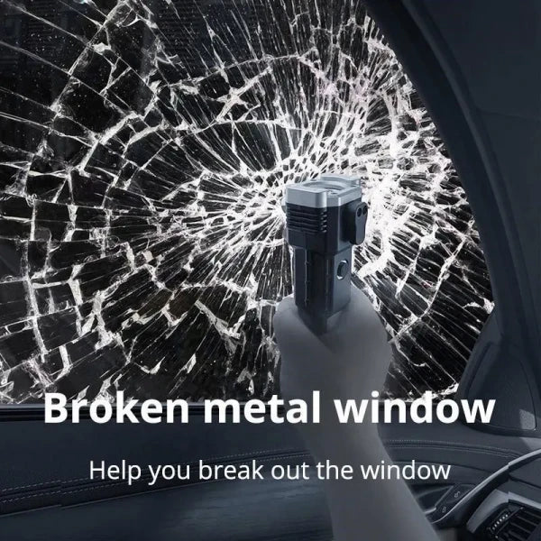 LED 3W Torch Light – Portable, Rechargeable Flashlight with Built-In Safety Hammer