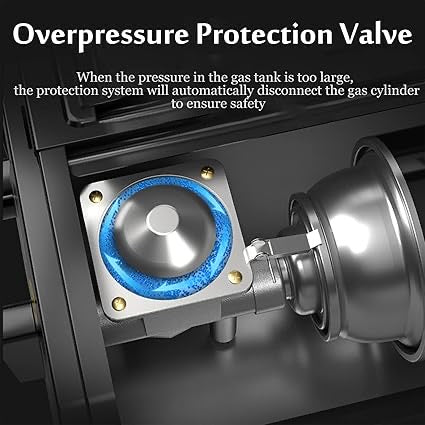 2 in 1 Camping Gas Stove Propane or Butane Stove Dual Fuel Stove Portable Gas Stove For Home And Travel (Gas Stove Without Butane Bottle)