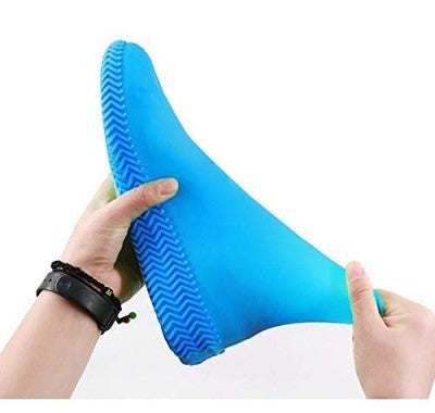 Silicone Waterproof Shoe Covers – M Size | Reusable, Non-Slip & Foldable Rain Protection