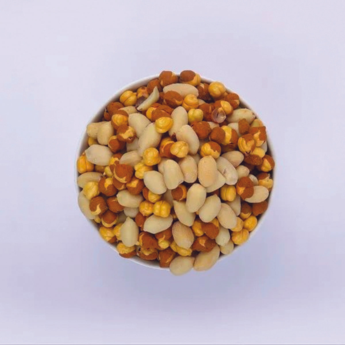 Premium Roasted Salted Chickpeas & Peanuts Snack Mix, Dana Chana, Traditional Indian Style | Crunchy & Protein - Rich Snack Mixed
