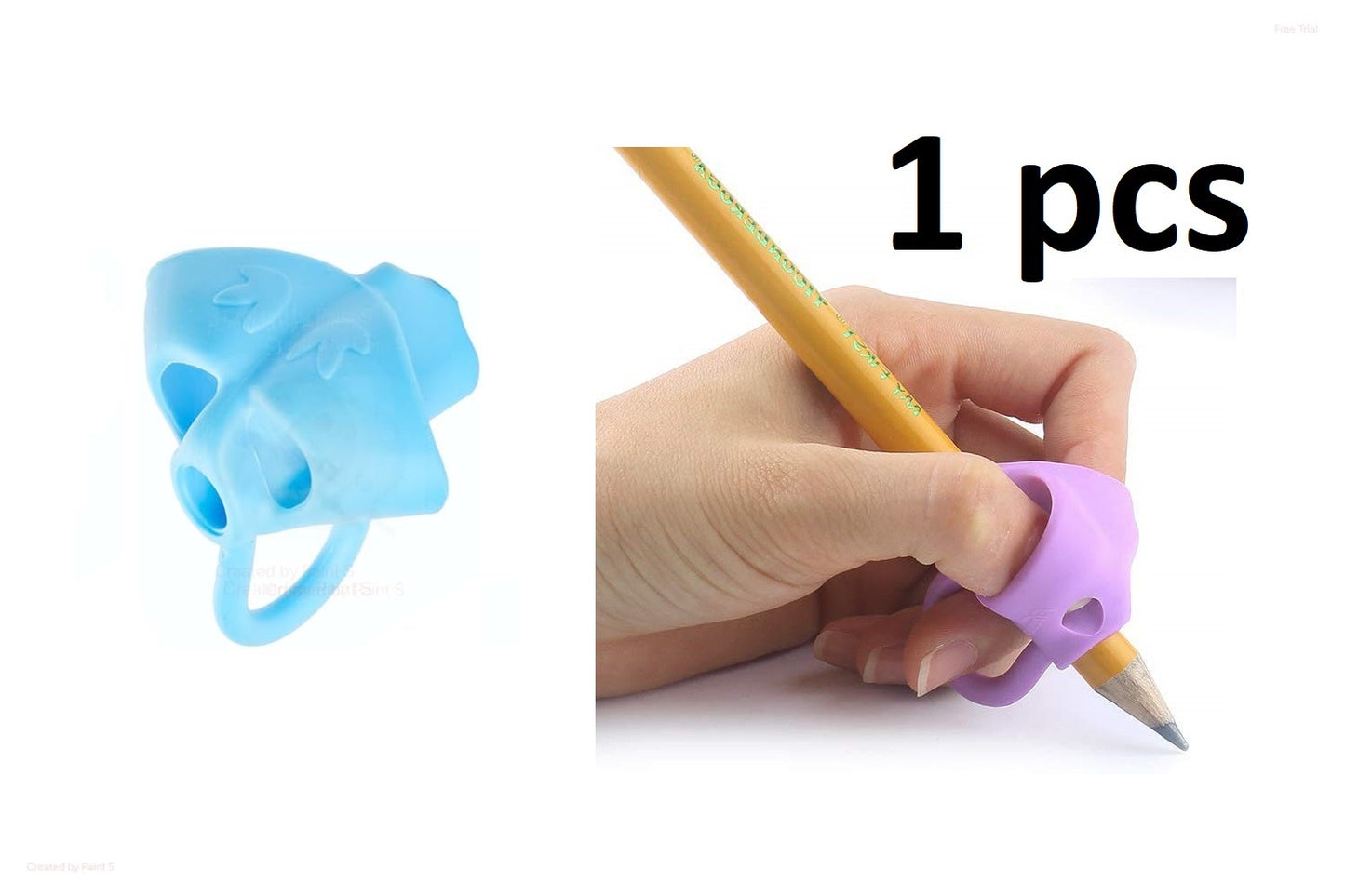 Soft Silicone Pencil Gripper For Kids Writing Pencil Holder, Pen Holder Or Finger Grip Handwriting Pencil Grip Holder (Multicolor - 5pcs Pack)