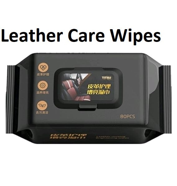 Leather Care Wipes (80-Pack) – Clean, Nourish & Protect All Leather