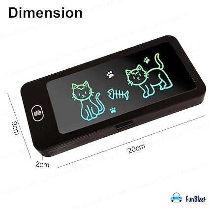 2-in-1 LCD Writing Tablet Pencil Case | Digital Slate & Pencil Box for Kids – Educational & Fun School Supply