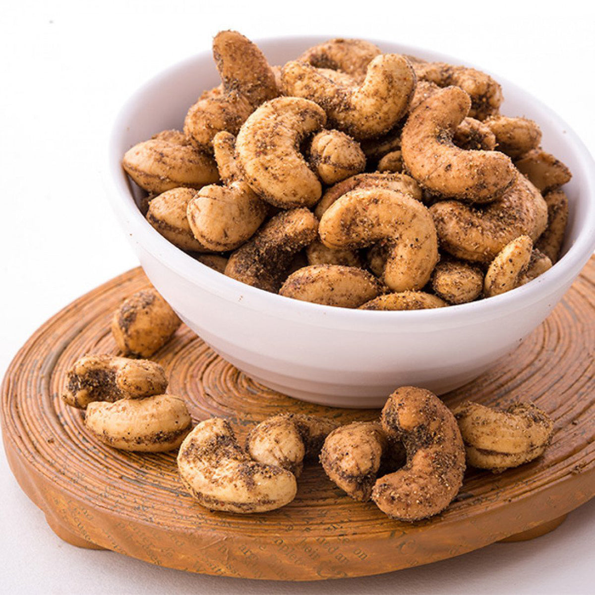 Black Pepper Masala Cashews - A Fiery Crunch Infused with Rich Spice Blend Irresistible Delight | Premium Spiced Whole Kaju with Bold & Zesty Flavor