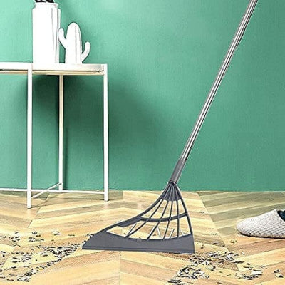 Magic Wiper Broom – 2-in-1 Silicone Sweeper & Scraper for Hair, Dust, Water & Pet Fur