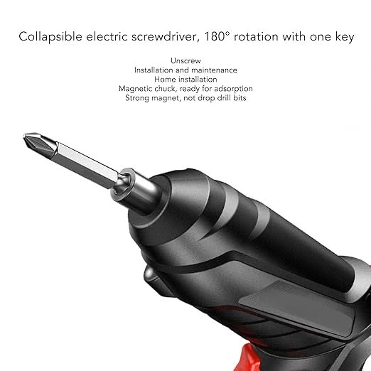 47-in-1 Cordless Electric Screwdriver Set – 4.2V Rechargeable Power Tool Kit with 3.2Nm Torque, USB Charging & Carry Case | DIY Home Repair Must-Have