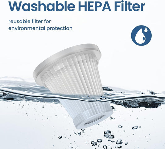 2 IN 1 Cordless Car Vacuum Cleaner – Wet & Dry Portable USB Rechargeable