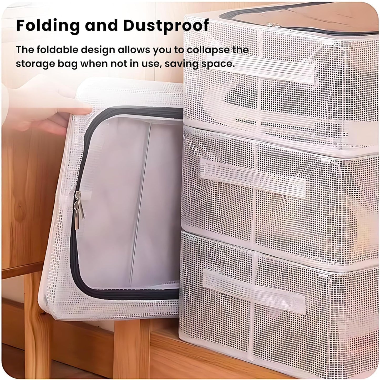 š Transparent Shoe Storage Bag ā Stackable, Ventilated & Space-Saving Organizer