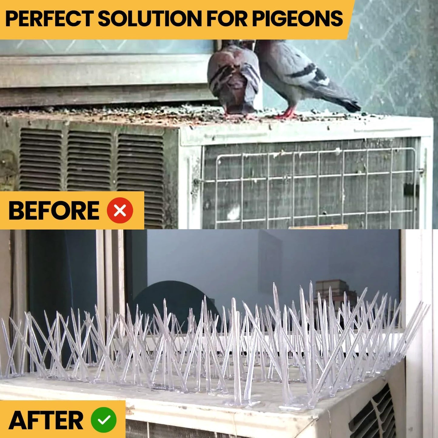 š”ļø Mr. Right Pigeon Spikes ā 12 Inch Bird Deterrent for Safe, Clean Spaces
