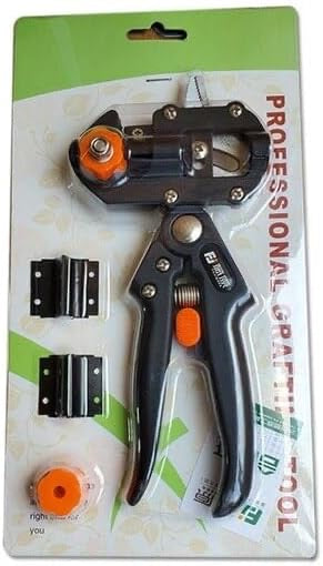 2-in-1 Garden Grafting & Pruning Tool | Precision Cutter with 3 Replaceable Blades | For Fruit Trees & Woody Plants
