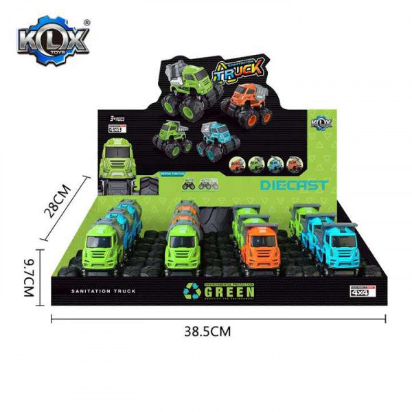 Die Cast Metal Truck (1 Pc) – Durable Mini Vehicle Toy (Multicolor)