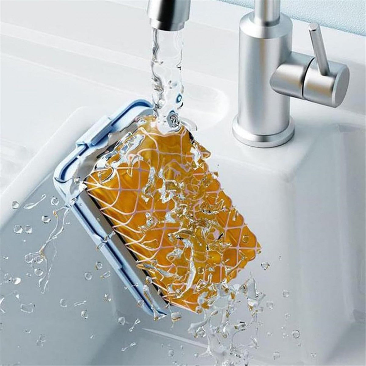 Elastic Mesh Soap Bubble Box – Rich Foam Maker & Soap Saver