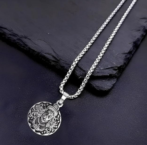 Hanuman Pendant with Chain – Sacred Strength & Divine Protection