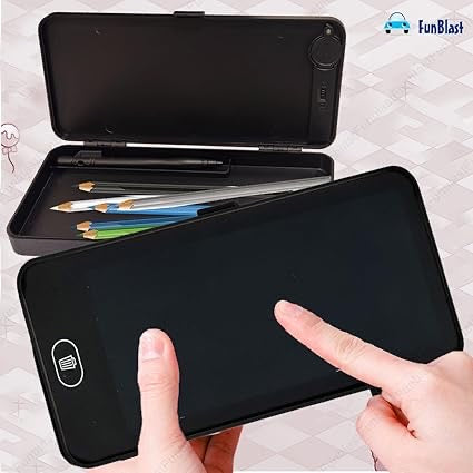 2-in-1 LCD Writing Tablet Pencil Case | Digital Slate & Pencil Box for Kids – Educational & Fun School Supply