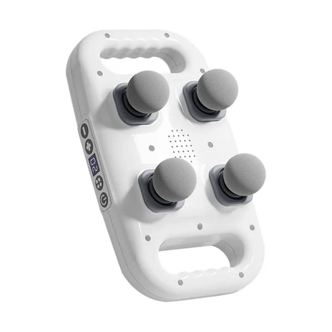 4-Head Massage Gun Deep Tissue, Muscle | 20 Intensities & 6 Massage Modes, Massager for Pain Relief in Back, Leg, Neck, Shoulder & Body (Multicolor)