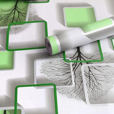 Green Marble Peel & Stick Wallpaper – Luxury PVC Vinyl Wall Cover (45 × 300 cm)