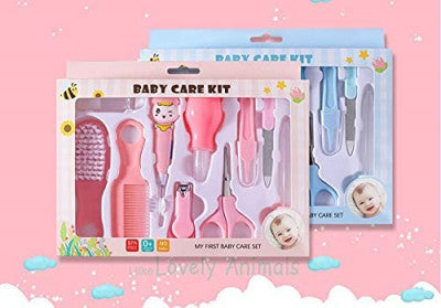 10 Pcs Baby Care & Grooming Kit – Newborn Essentials Set