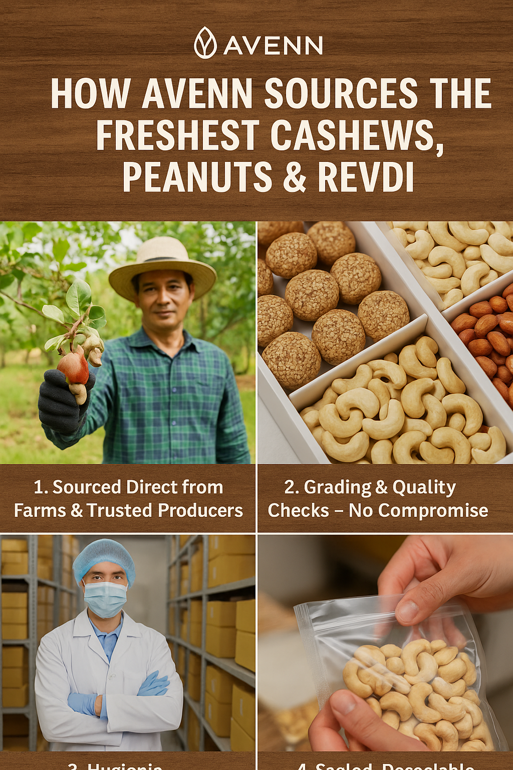 How Avenn Sources the Freshest Cashews, Peanuts & Revdi - Behind the Scenes