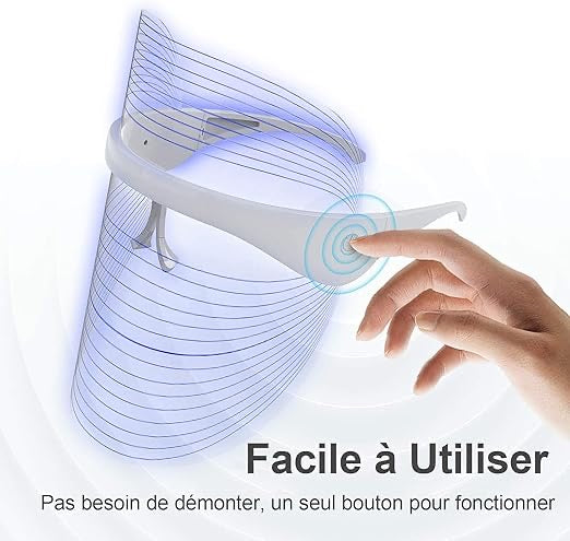 7-Color LED Light Therapy Face Mask – Skin Rejuvenation, Anti-Aging, Acne & Spot Removal, Collagen Boosting, Wireless & Rechargeable