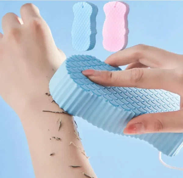 Baby Bath Sponge – Ultra Soft & Painless Bathing Sponge for Newborns (Multicolor)