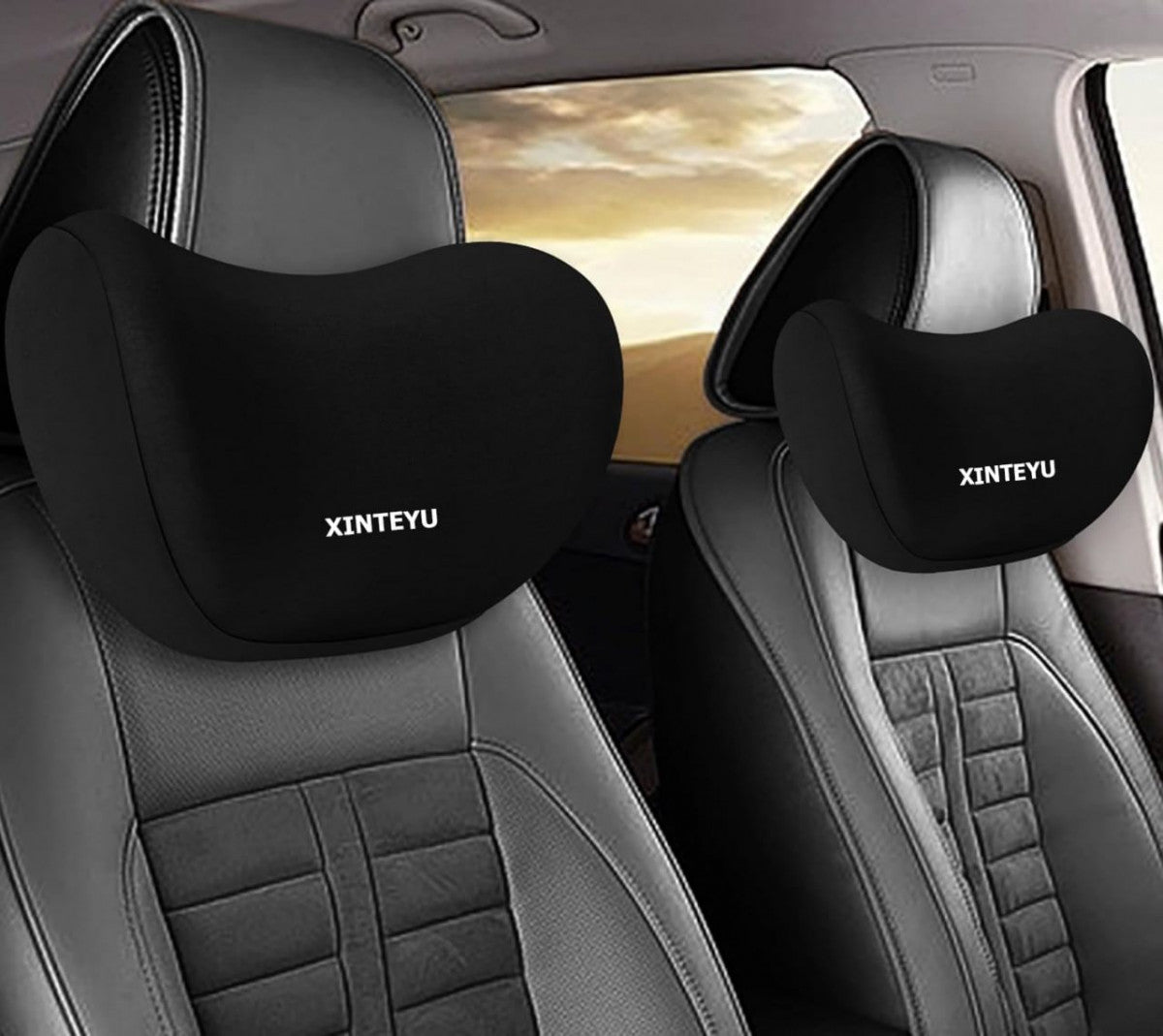 Memory Foam Car Headrest Pillow – Ergonomic Neck Support for Pain Relief & Comfort