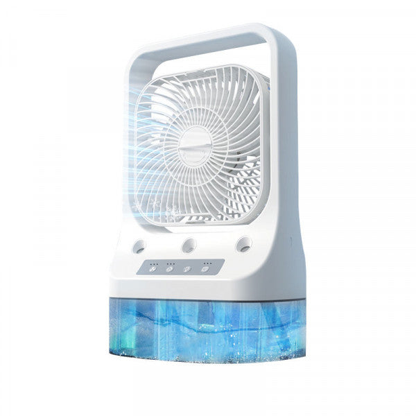 New 3-in-1 Smart Air Conditioner Fan | Mini Cooler, Humidifier & LED Desk Fan