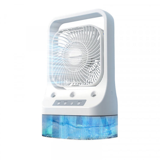 New 3-in-1 Smart Air Conditioner Fan | Mini Cooler, Humidifier & LED Desk Fan