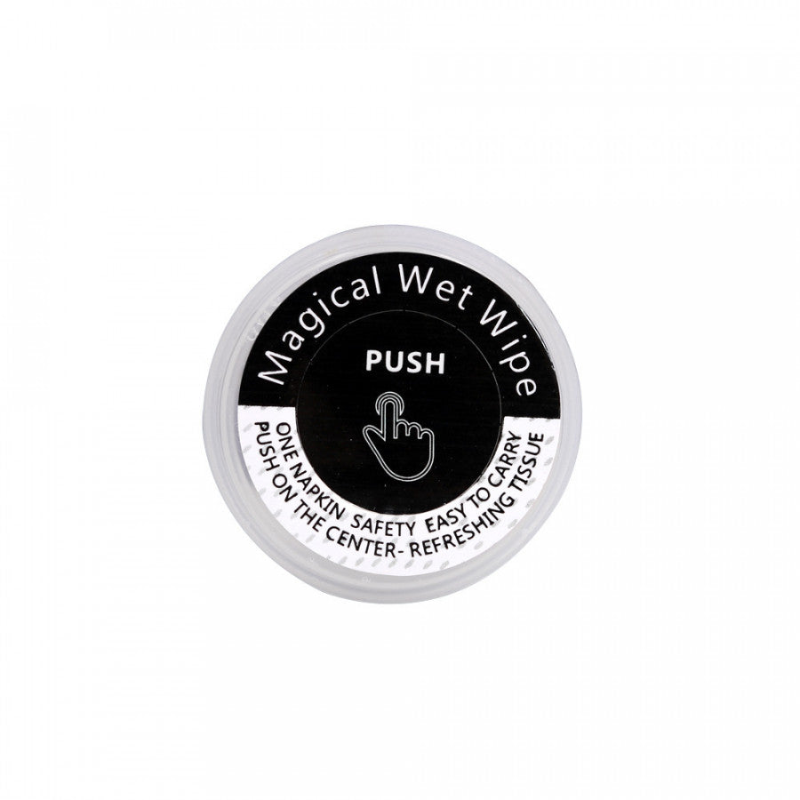 Press Pop Up Hand Wipes – Portable Expandable Wet & Dry Cleaning Towels - Pack of 2