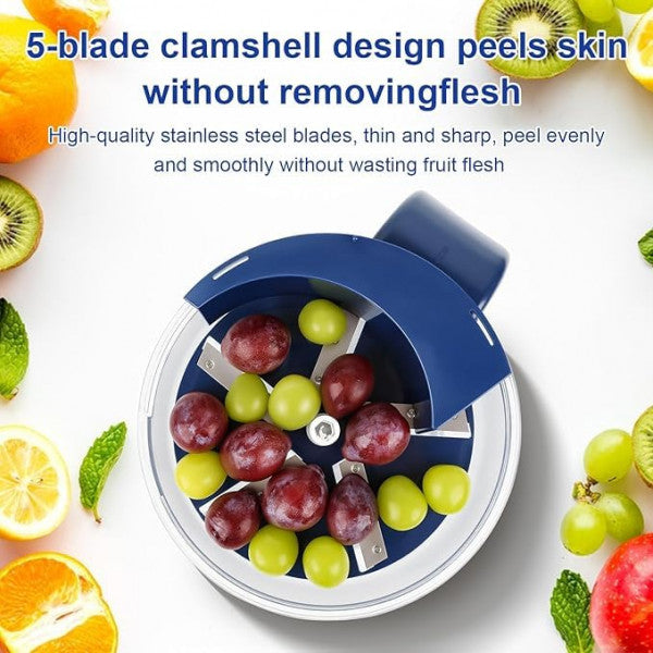 Automatic Electric Garlic & Fruit Peeler Machine – Rechargeable High-Power Skin Remover