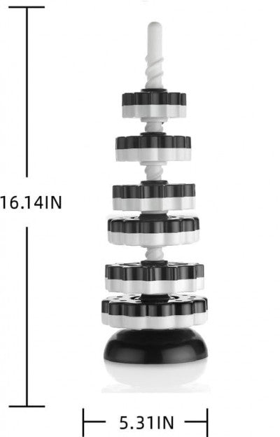 Spinning Tower Game – Fun Stacking & Balancing Game for Kids, Family & Party Play - Multicolor