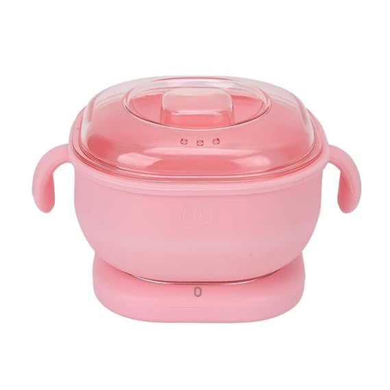 Silicone Wax Heater for Women – Electric Portable Wax Warmer with Lid | 400ml, Non-Stick, Fast Heating | For All Wax Types