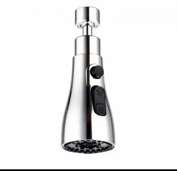 360° Rotating Movable Faucet Nozzle – 3 Mode Adjustable Splash-Proof Tap Extender