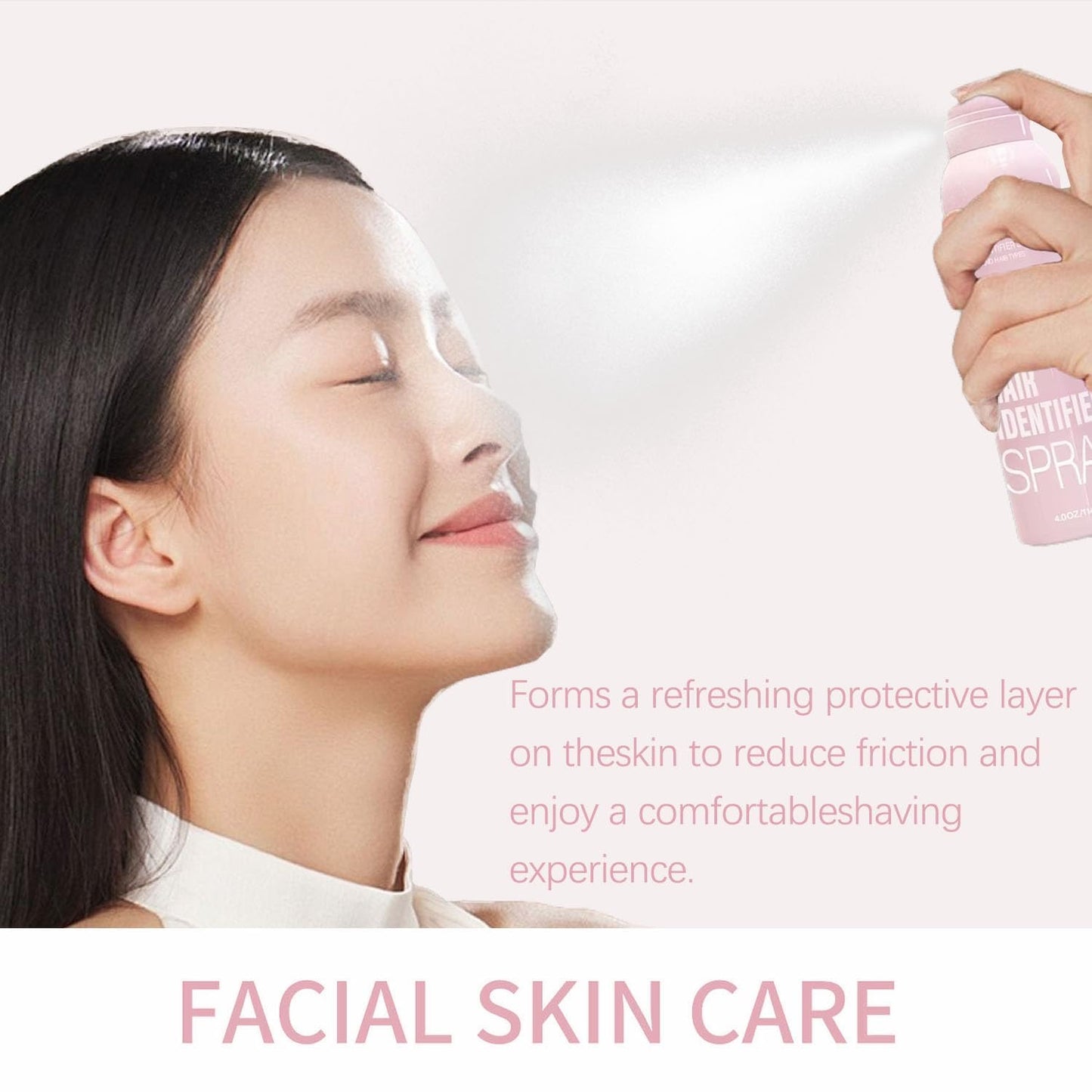 Hair Identifier Spray Kit with 4 Dermaplaning Razors – For All Skin & Hair Types