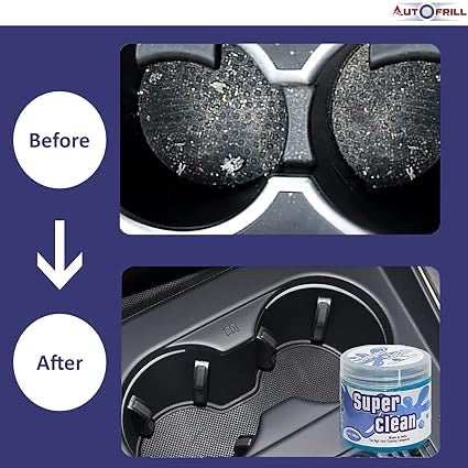Reusable Car Cleaning Gel | Multipurpose Dust Remover Putty for Car Vents, Keyboard, Laptop & More | Lavender-Scented Eco Gel