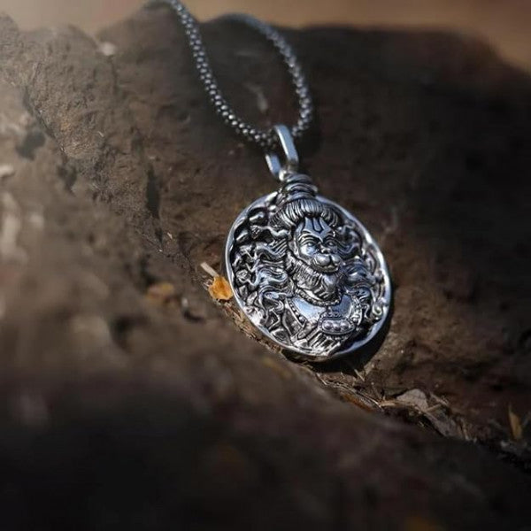 Hanuman Pendant with Chain – Sacred Strength & Divine Protection