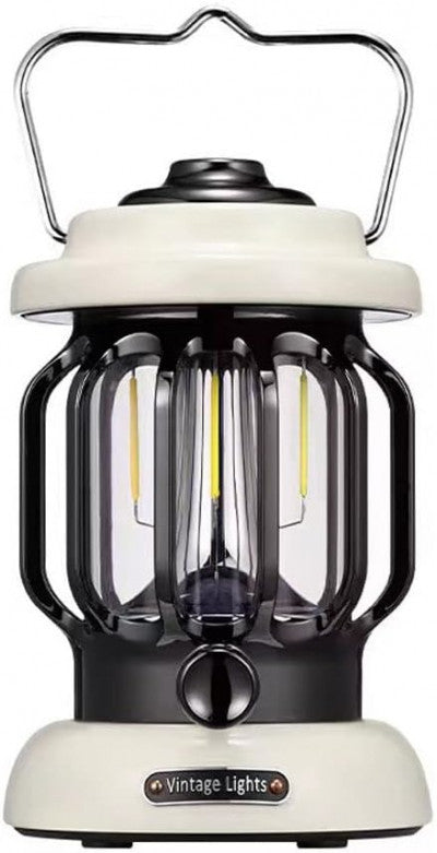 LANTERN LED CAMPING LAMP – Retro Design | Long Battery Life | Adjustable Brightness