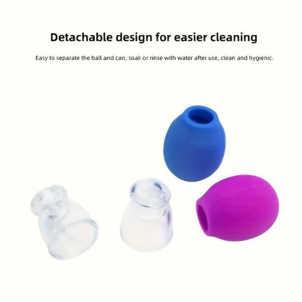 Facial Cupping Therapy Set – 4-Piece Professional Silicone & Glass Anti-Aging Massage Kit