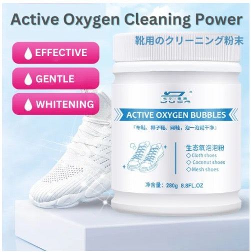 Oxygen Bubble Shoe Cleaner Powder White Mesh Cloth Shoe Cleaner - 280g