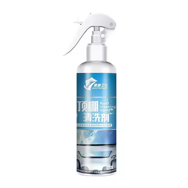 Car Foam Cleaner Spray, Car Foam Cleaner, Powerful Stain Removal Bubble Cleaner Foam, Cleaning Spray for Car Leather Seat, Kitchen Interior - 250ml